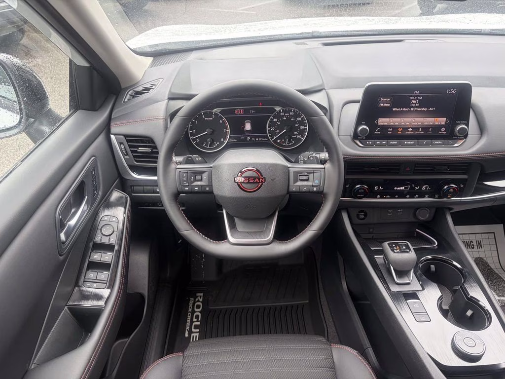 2026 Everest White Pearl Tricoat Nissan Rogue Rock Creek AWD SUV