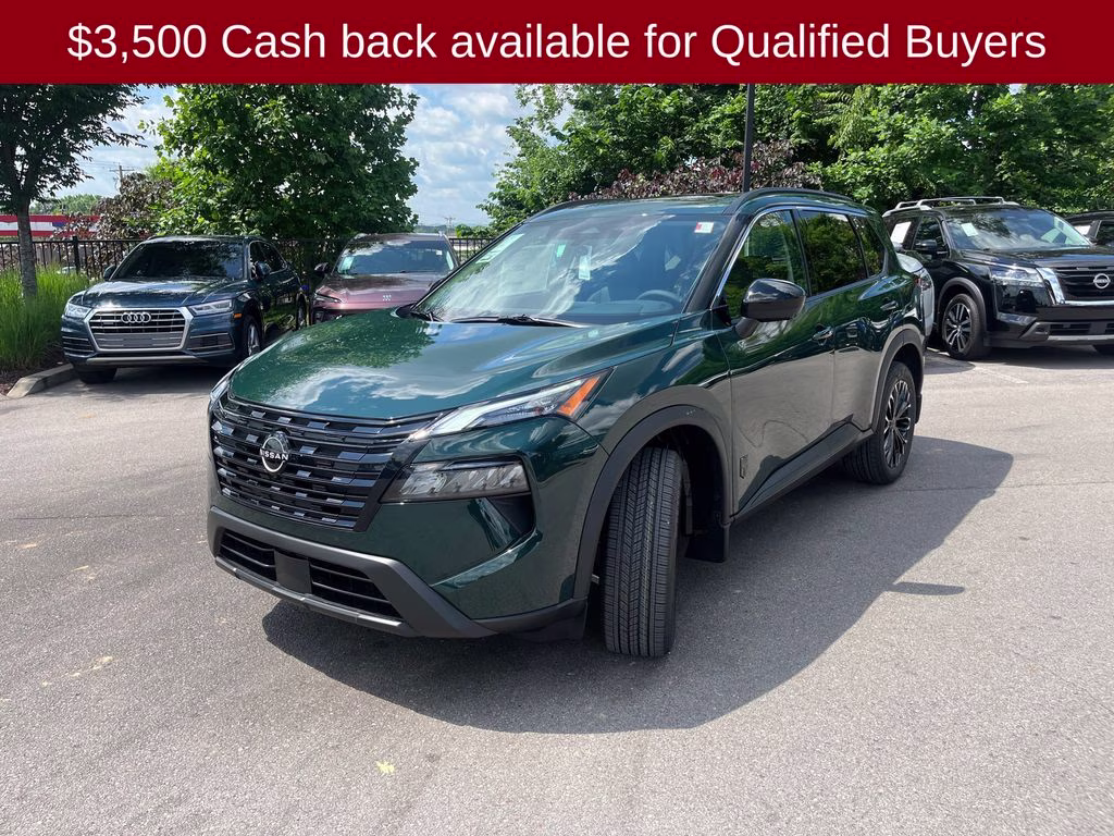 2026 Obsidian Green Nissan Rogue Dark Armor FWD SUV