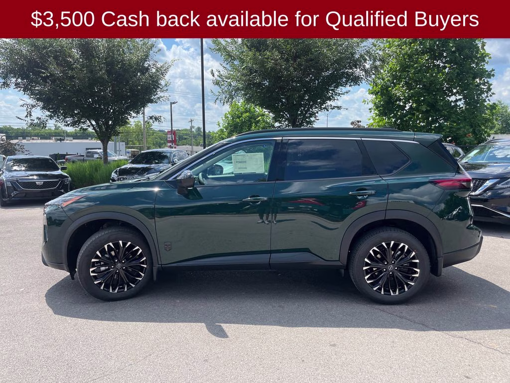2026 Obsidian Green Nissan Rogue Dark Armor FWD SUV