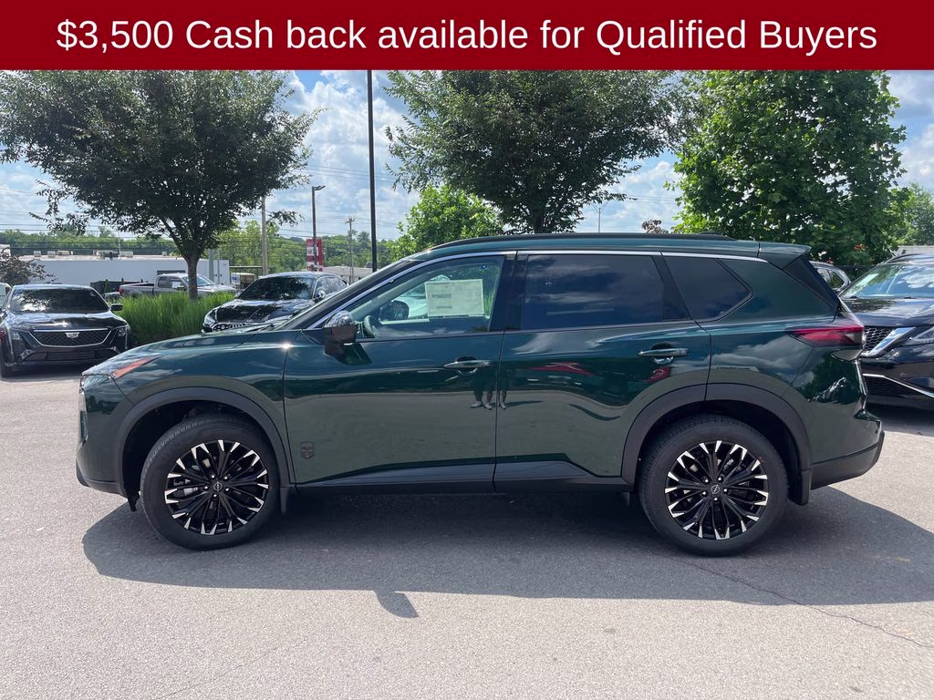 2026 Obsidian Green Nissan Rogue Dark Armor FWD SUV