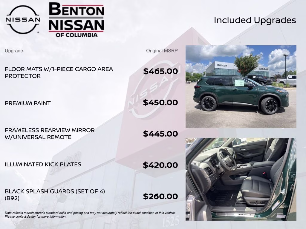2026 Obsidian Green Nissan Rogue Dark Armor FWD SUV