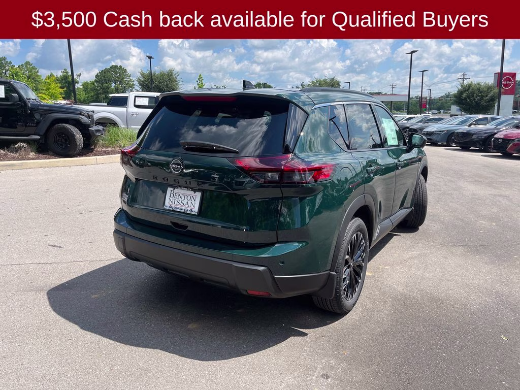 2026 Obsidian Green Nissan Rogue Dark Armor FWD SUV