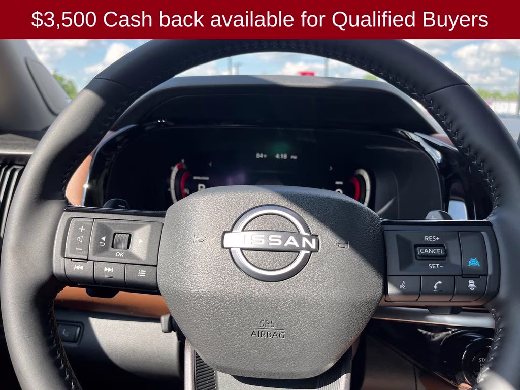 2026 Everest White Pearl Tricoat Nissan Pathfinder Platinum FWD SUV