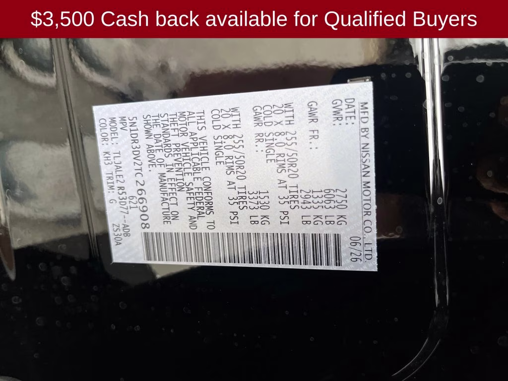 2026 Super Black Nissan Pathfinder Platinum FWD SUV