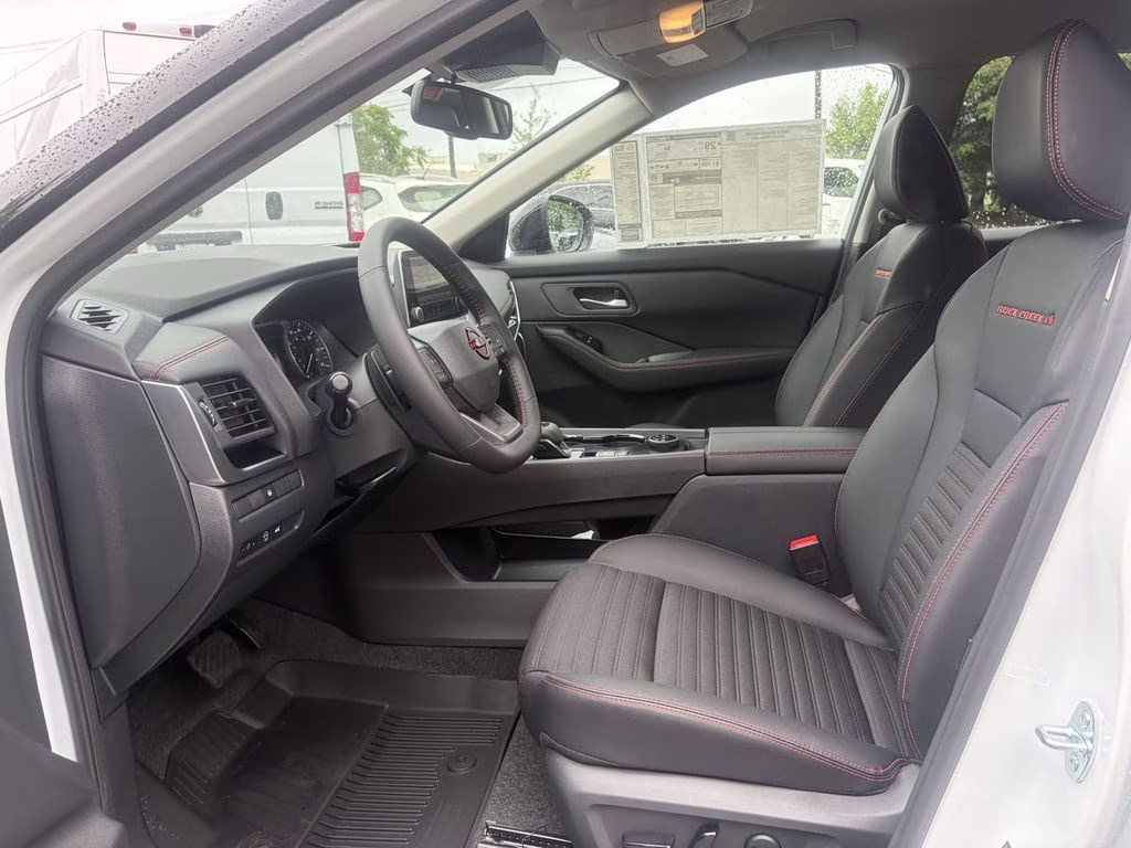 2026 Everest White Pearl Tricoat Nissan Rogue Rock Creek AWD SUV