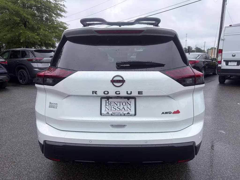 2026 Everest White Pearl Tricoat Nissan Rogue Rock Creek AWD SUV