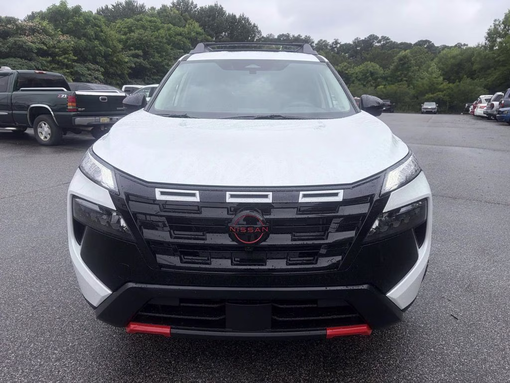 2026 Everest White Pearl Tricoat Nissan Rogue Rock Creek AWD SUV