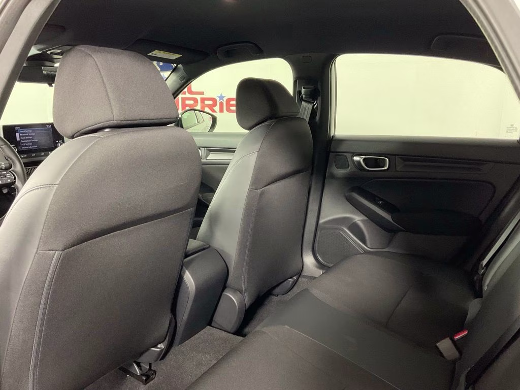 2024 Platinum White Pearl Honda Civic Sport FWD Hatchback