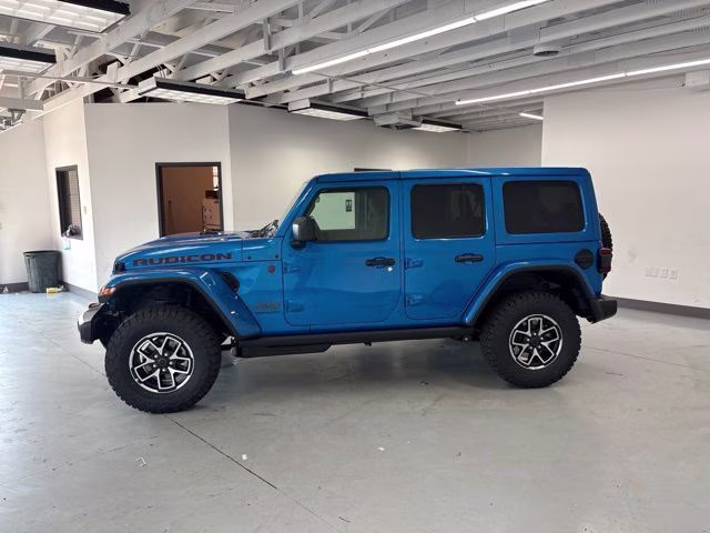 2026 Hydro Blue Pearl Coat Jeep Wrangler Rubicon 4X4 SUV