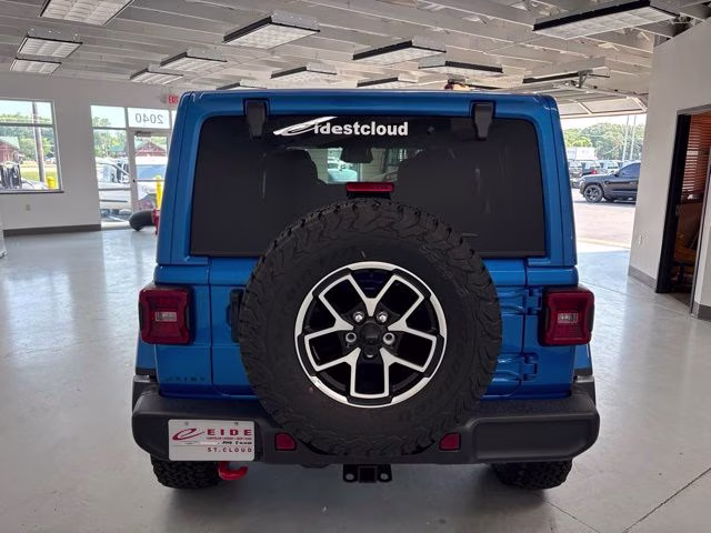 2026 Hydro Blue Pearl Coat Jeep Wrangler Rubicon 4X4 SUV