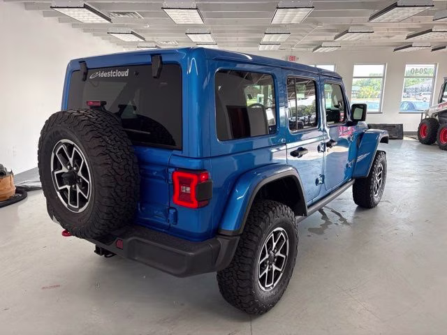 2026 Hydro Blue Pearl Coat Jeep Wrangler Rubicon 4X4 SUV