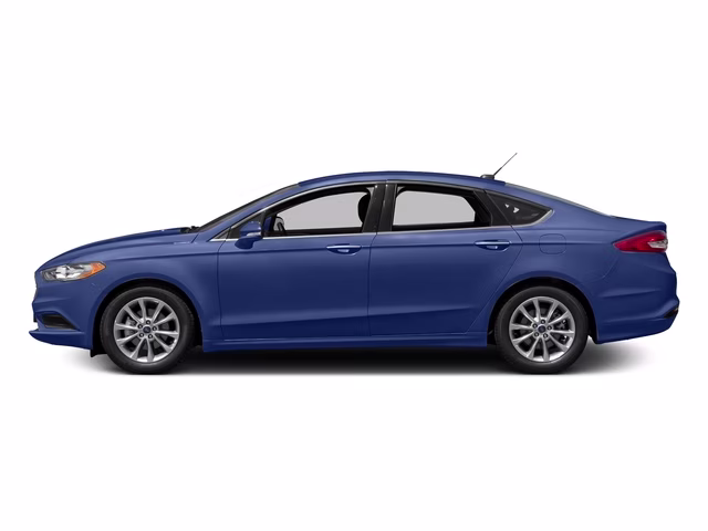 2017 Blue Ford Fusion SE FWD Sedan