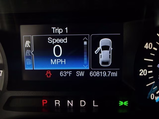 2017 Lightning Blue Ford Fusion SE FWD Sedan