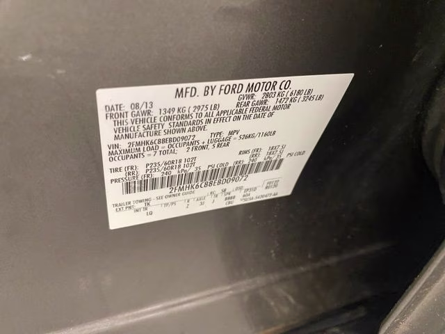 2014 Mineral Gray Metallic Ford Flex SEL AWD SUV