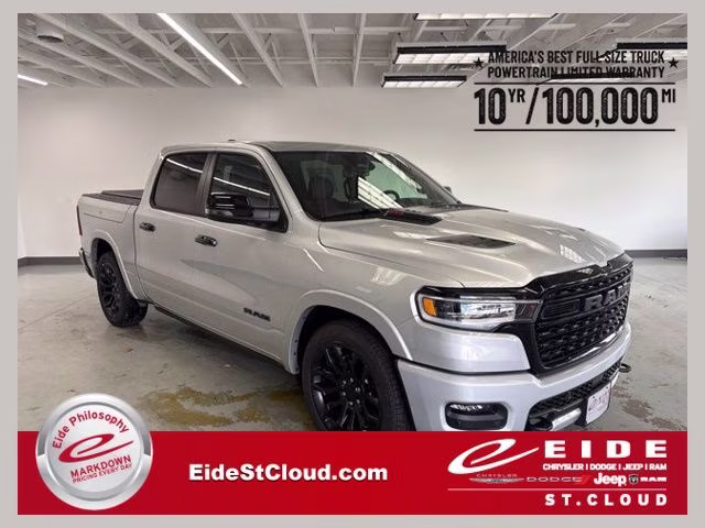2026 Silver Zynith Ram 1500 Limited Night Edition 4X4 Truck