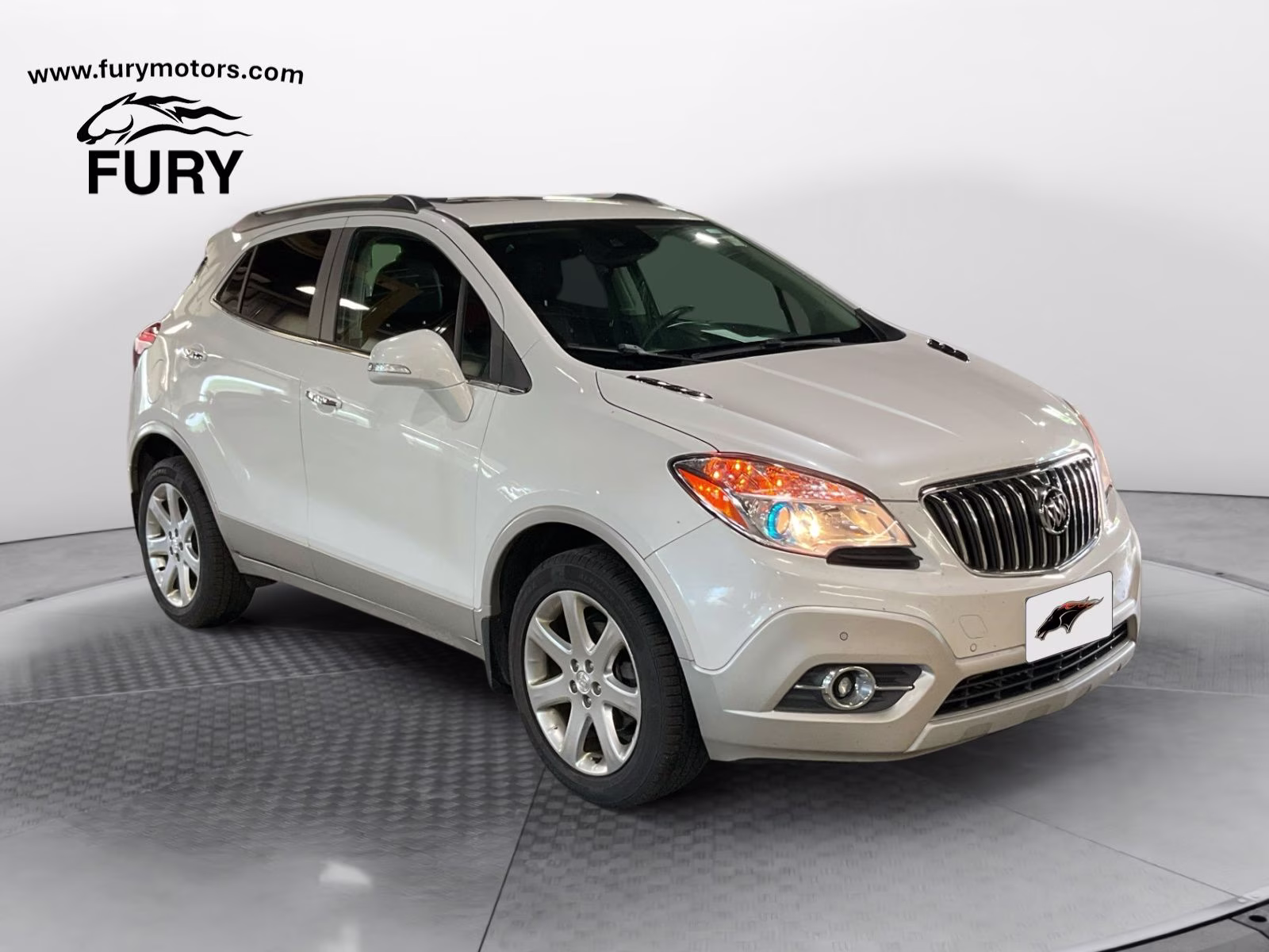 2015 White Pearl Metallic Buick Encore Premium AWD SUV
