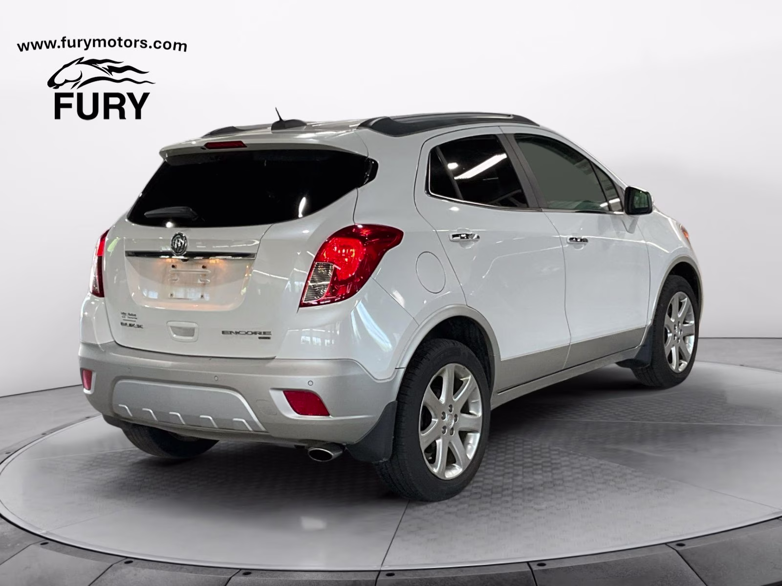 2015 White Pearl Metallic Buick Encore Premium AWD SUV