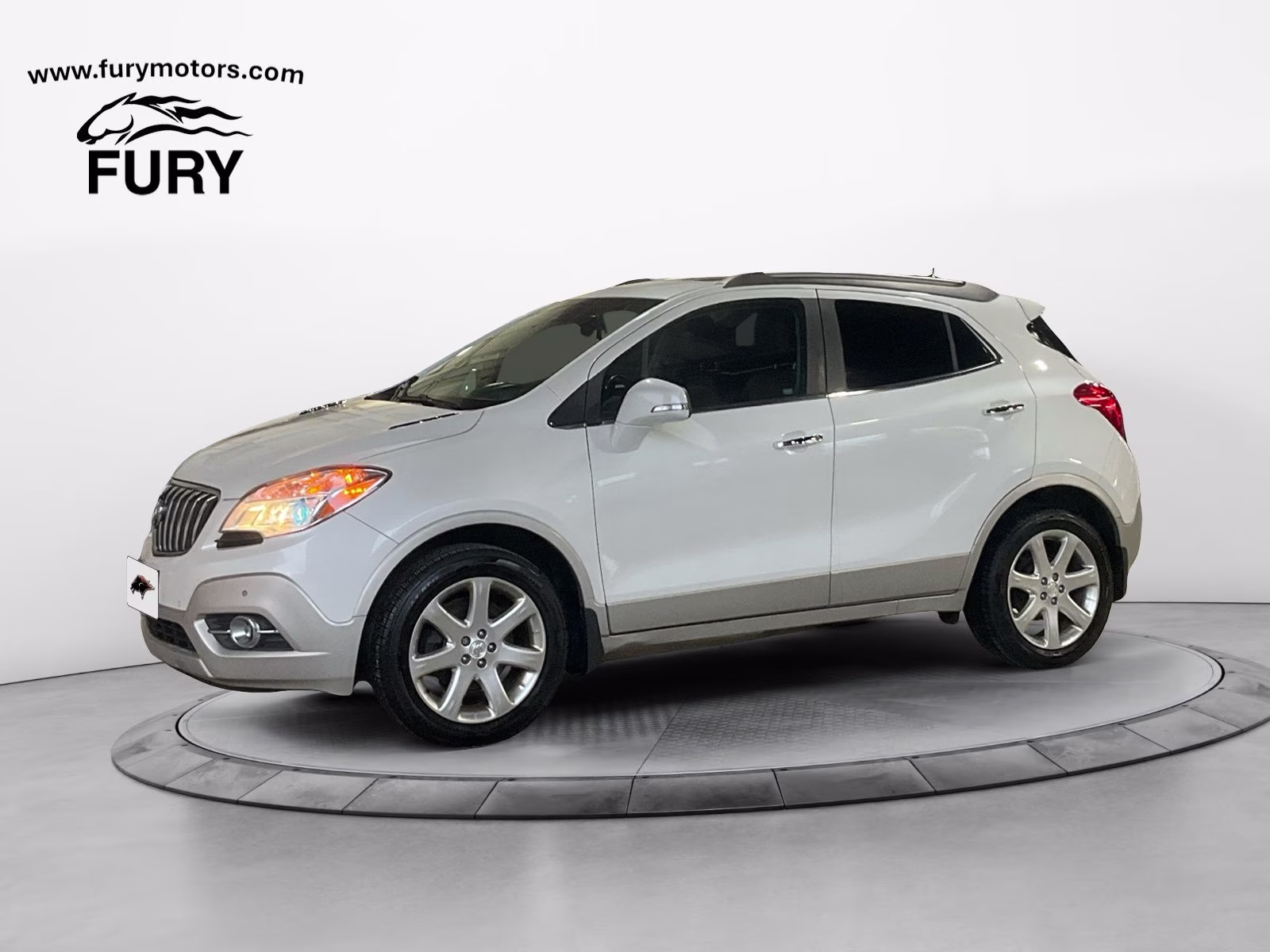 2015 White Pearl Metallic Buick Encore Premium AWD SUV