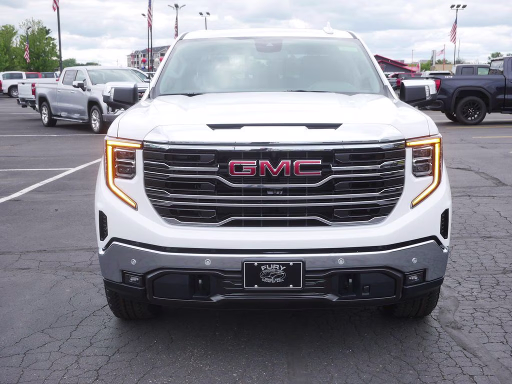 2026 Summit White GMC Sierra 1500 SLT 4X4 Truck
