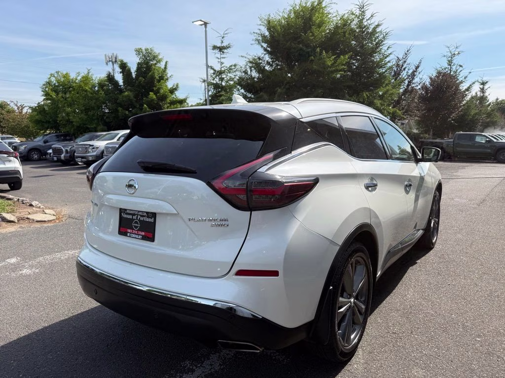 2019 Pearl White Tricoat Nissan Murano Platinum AWD SUV