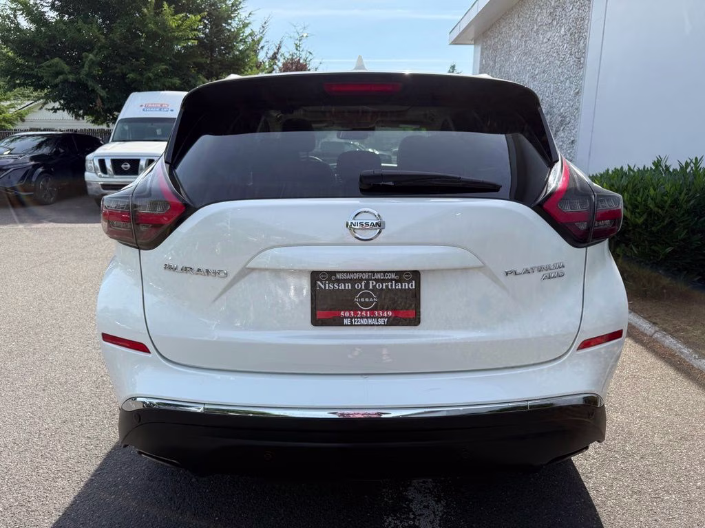 2019 Pearl White Tricoat Nissan Murano Platinum AWD SUV