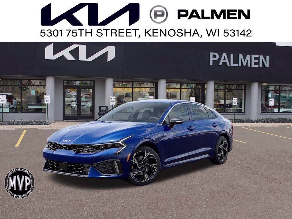 2026 Yacht Blue Kia K5 GT-Line AWD Sedan