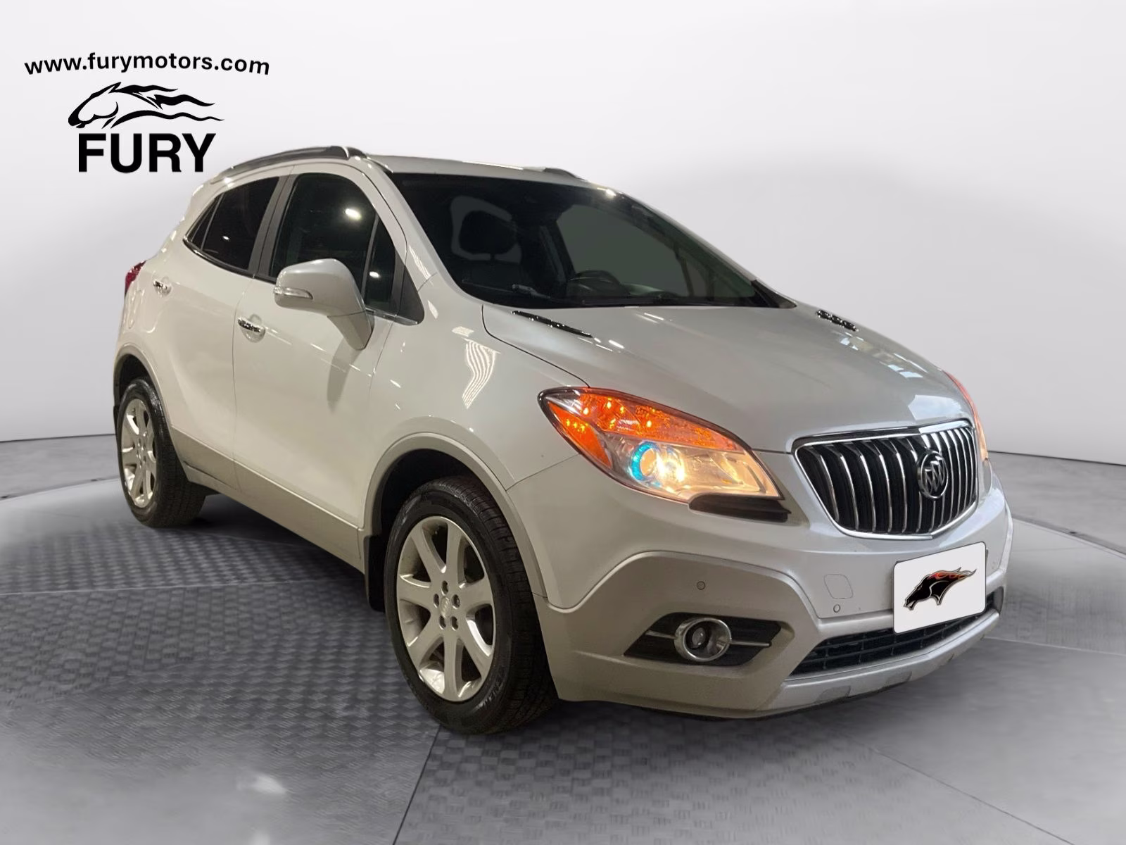 2015 White Pearl Metallic Buick Encore Premium AWD SUV