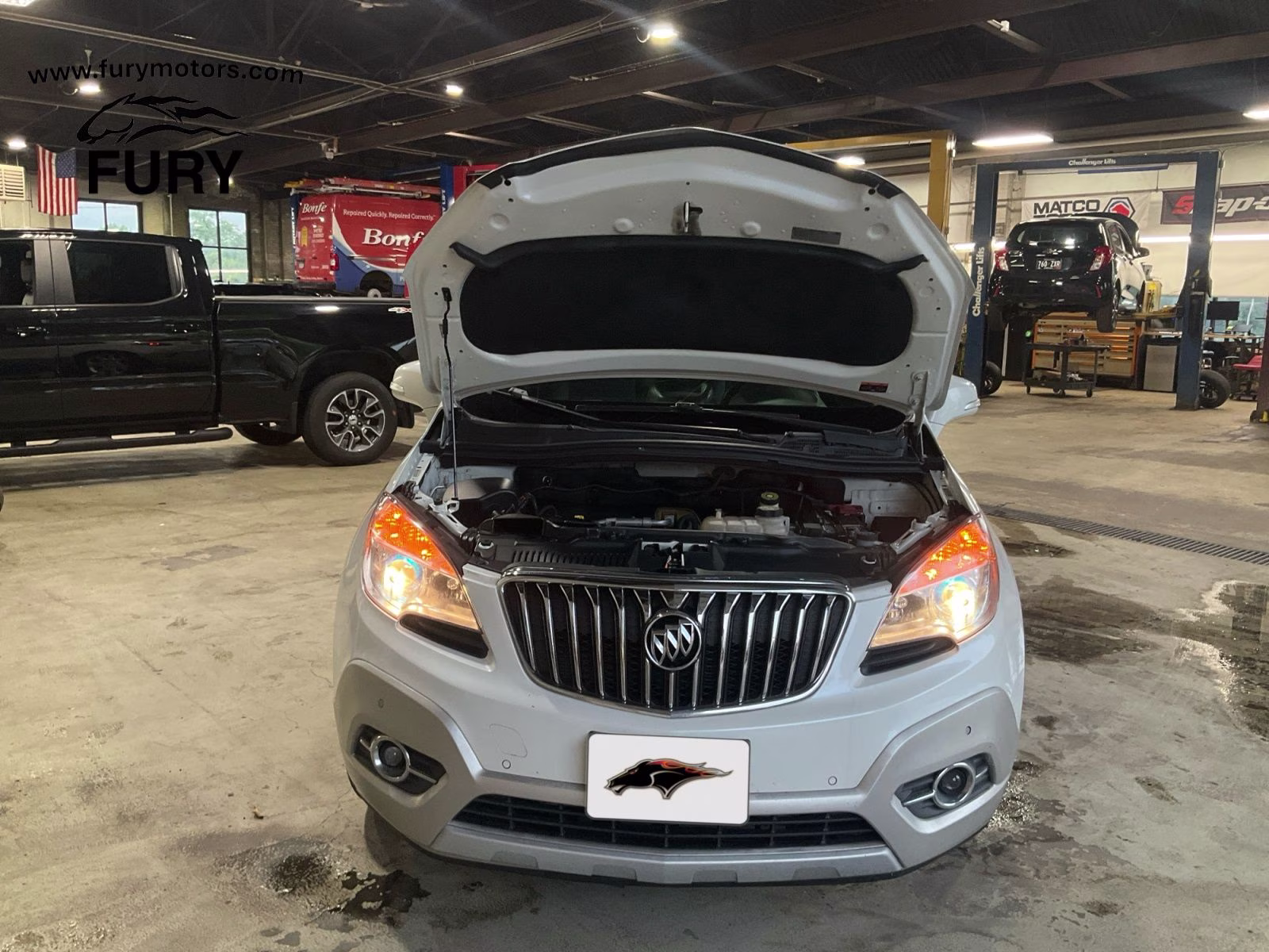 2015 White Pearl Metallic Buick Encore Premium AWD SUV