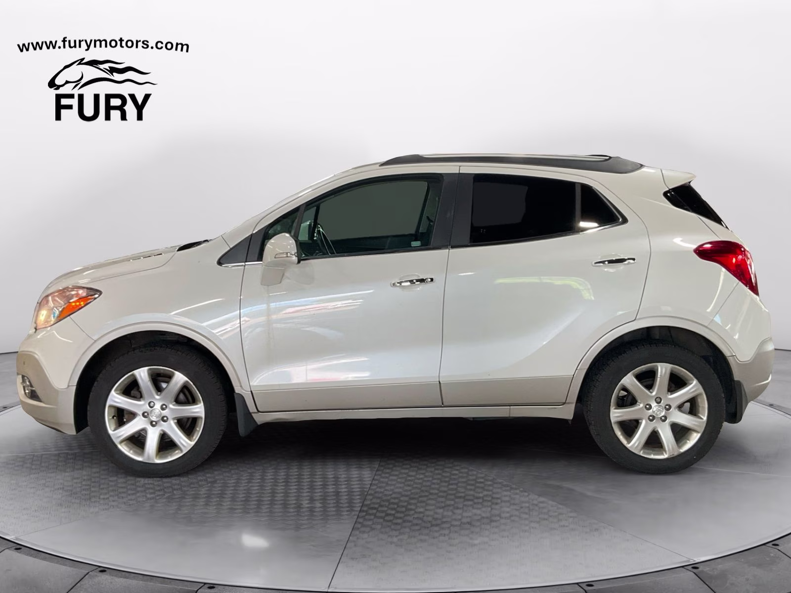 2015 White Pearl Metallic Buick Encore Premium AWD SUV