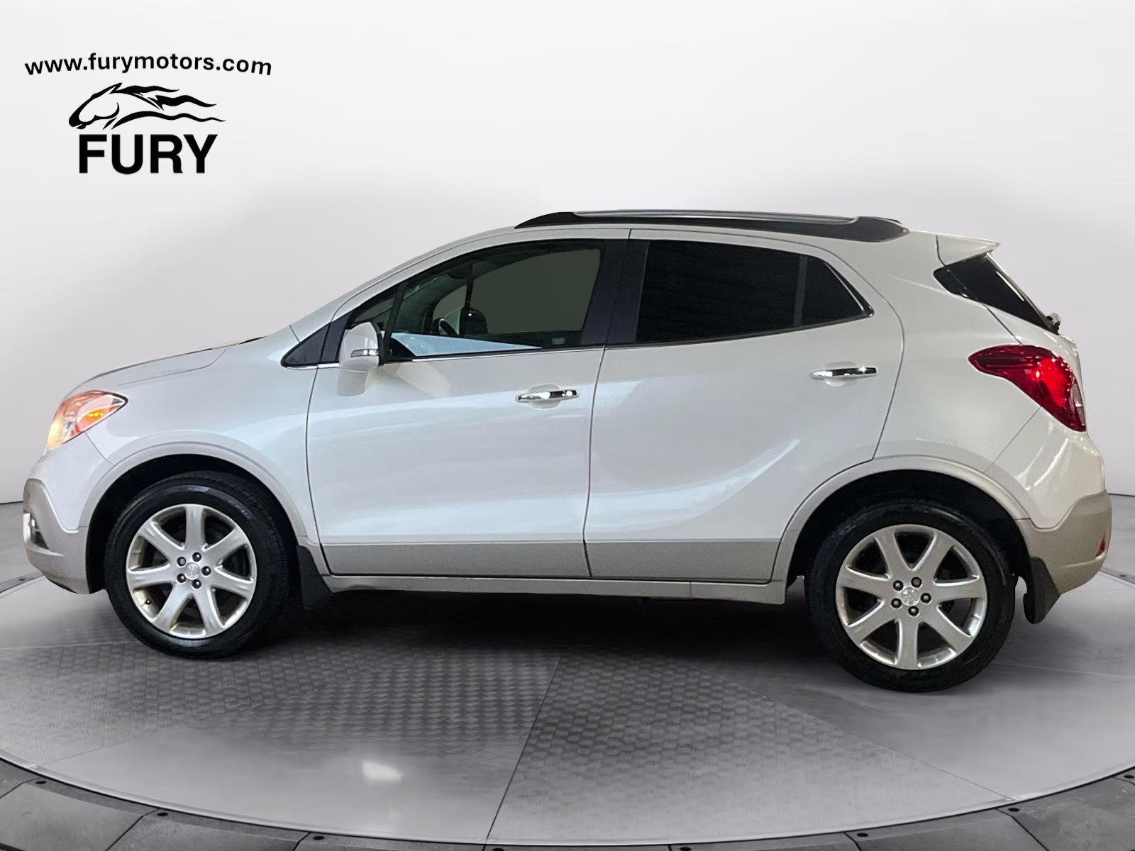 2015 White Pearl Metallic Buick Encore Premium AWD SUV