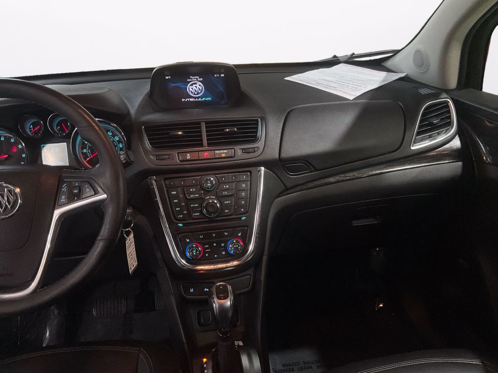 2015 White Pearl Metallic Buick Encore Premium AWD SUV