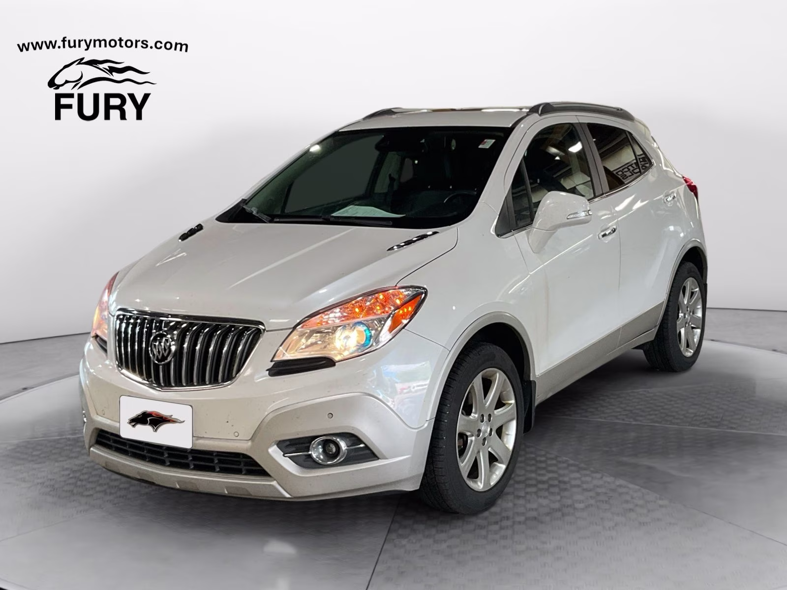 2015 White Pearl Metallic Buick Encore Premium AWD SUV