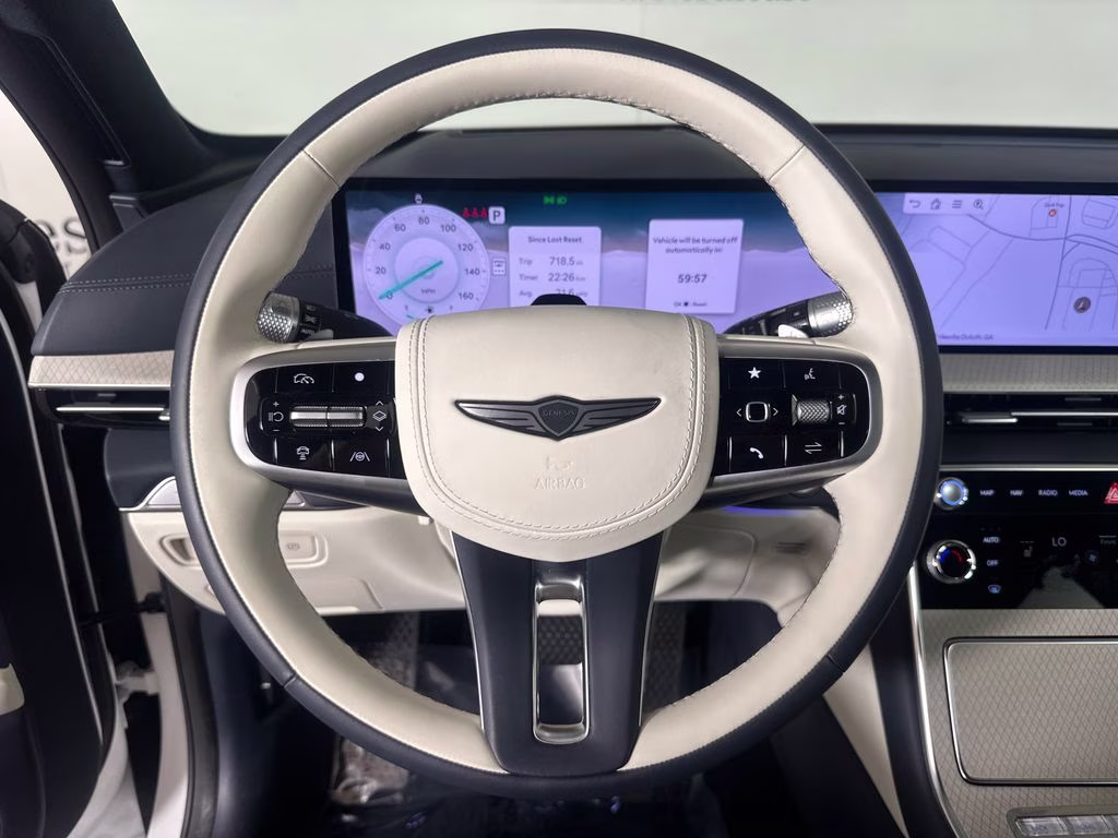 2025 Uyuni White Genesis GV80 3.5T Prestige AWD SUV