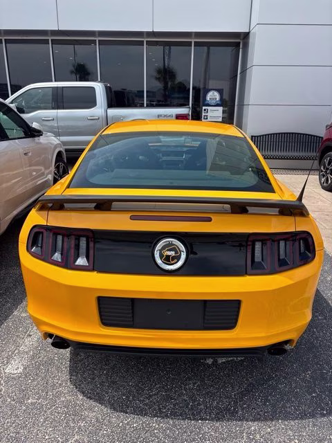 2013 Yellow Ford Mustang Boss 302 RWD Coupe