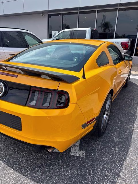2013 Yellow Ford Mustang Boss 302 RWD Coupe
