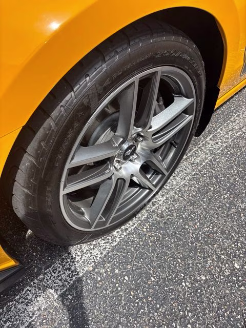 2013 Yellow Ford Mustang Boss 302 RWD Coupe
