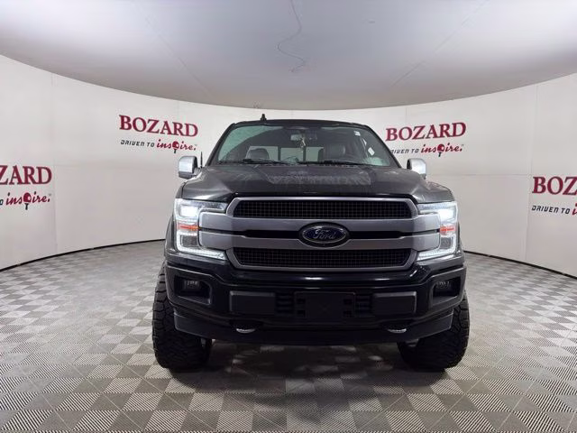 2018 Shadow Black Ford F-150 Platinum 4X4 Truck