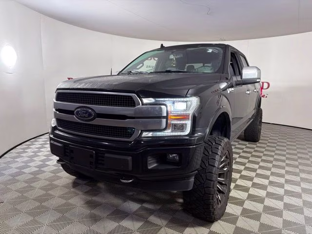 2018 Shadow Black Ford F-150 Platinum 4X4 Truck
