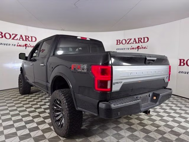 2018 Shadow Black Ford F-150 Platinum 4X4 Truck