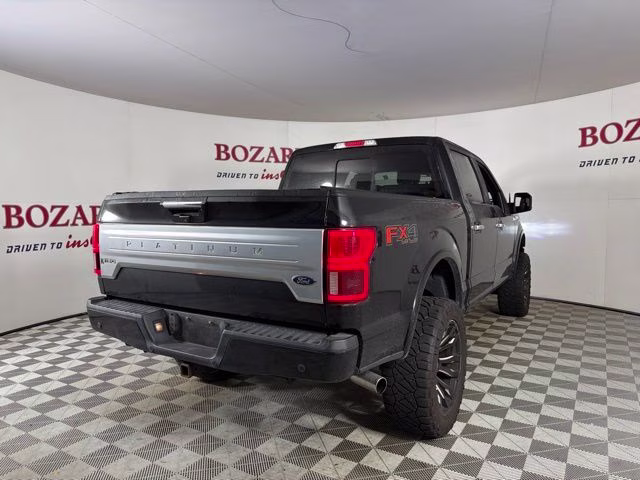 2018 Shadow Black Ford F-150 Platinum 4X4 Truck