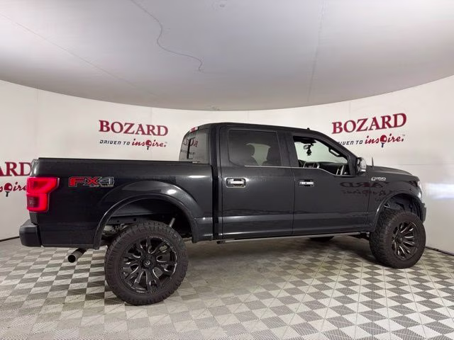 2018 Shadow Black Ford F-150 Platinum 4X4 Truck