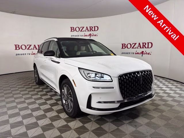 2025 White Metallic Lincoln Corsair Plug-In Hybrid Grand Touring AWD SUV