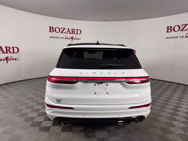2025 White Metallic Lincoln Corsair Plug-In Hybrid Grand Touring AWD SUV