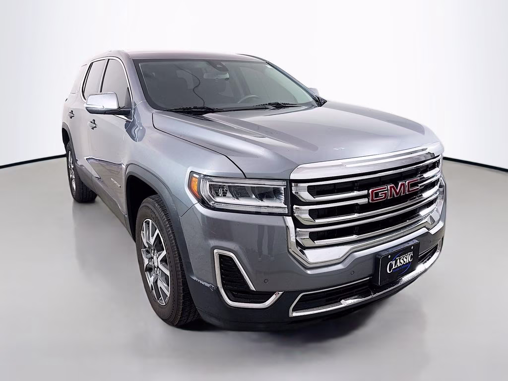 2022 Satin Steel Metallic GMC Acadia SLE AWD SUV