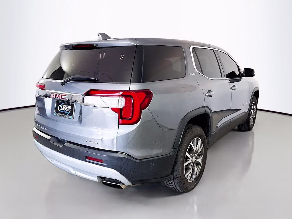 2022 Satin Steel Metallic GMC Acadia SLE AWD SUV