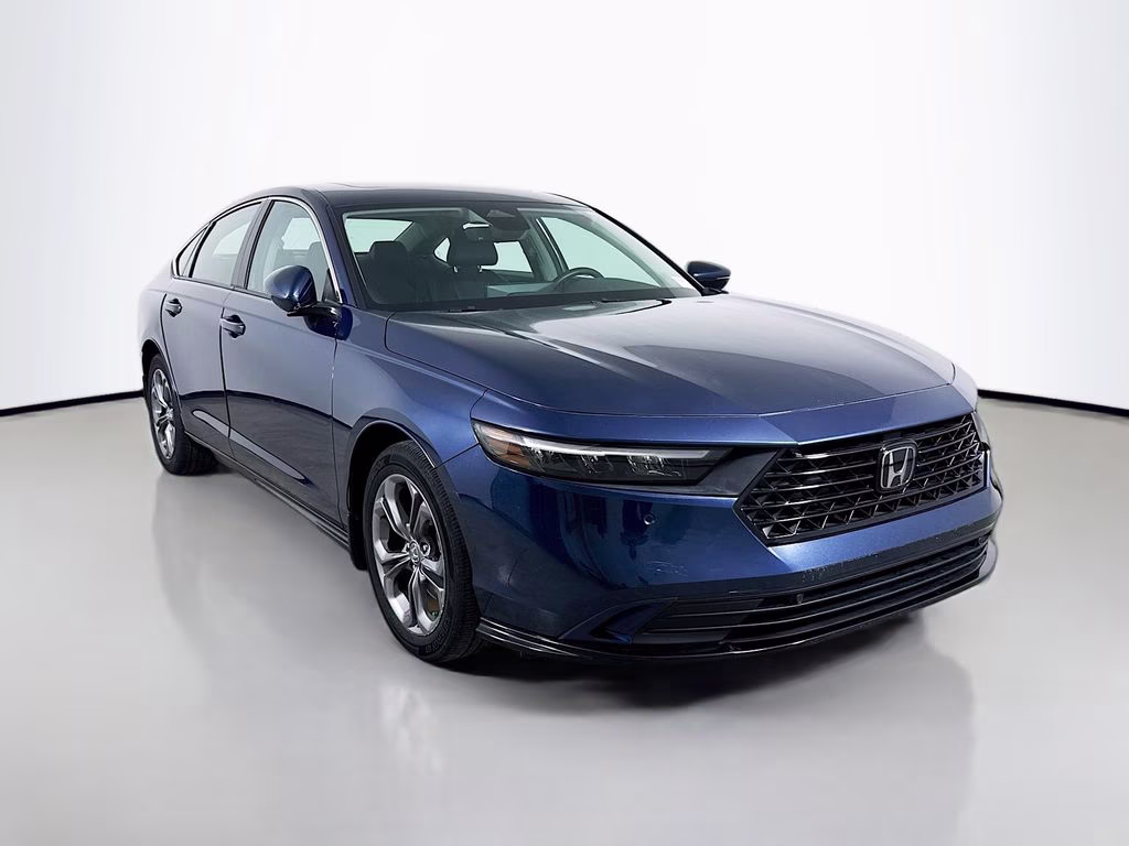 2023 Blue Honda Accord Hybrid EX-L FWD Sedan