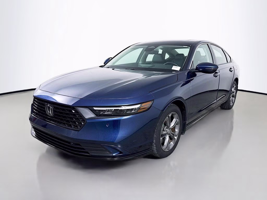 2023 Blue Honda Accord Hybrid EX-L FWD Sedan