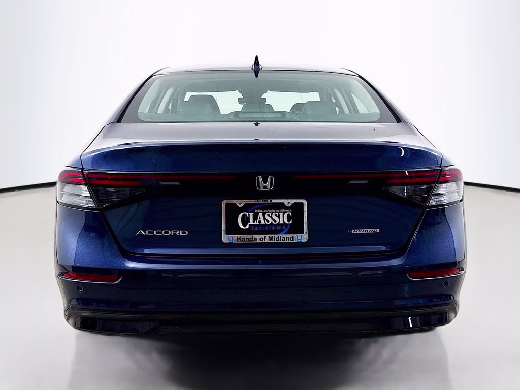 2023 Blue Honda Accord Hybrid EX-L FWD Sedan