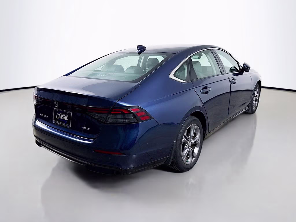 2023 Blue Honda Accord Hybrid EX-L FWD Sedan