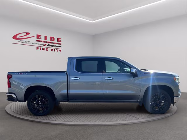 2024 Sterling Gray Metallic Chevrolet Silverado 1500 LTZ 4X4 Truck